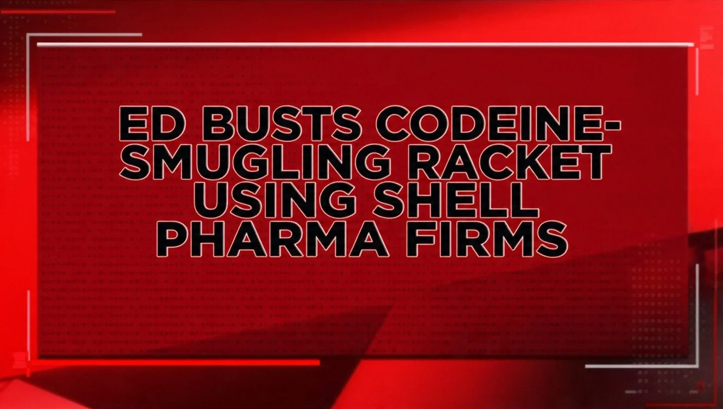 ED Exposes Codeine Racket Using Shell Pharma Firms