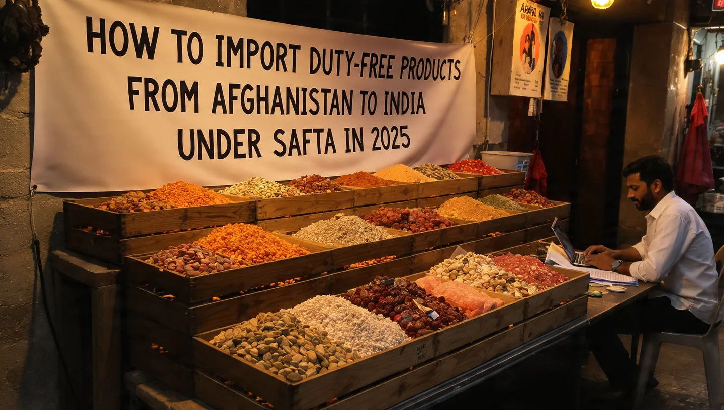 How to Import Duty-Free Afghan Products to India in 2025