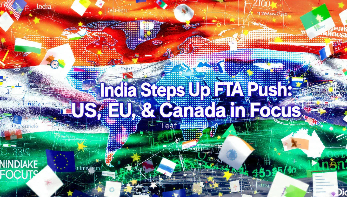India Steps Up FTA Push: US, EU & Canada in Focus