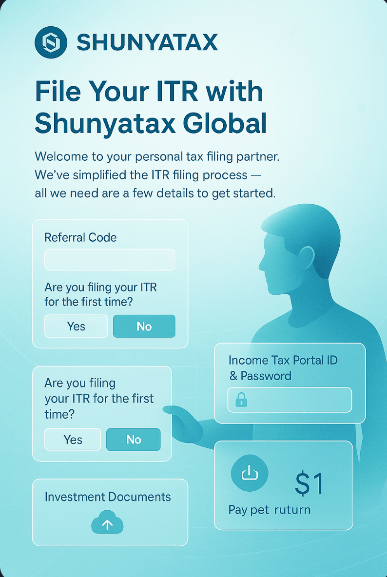 File Your ITR with Shunyatax Global for $1 - Shunyatax Global