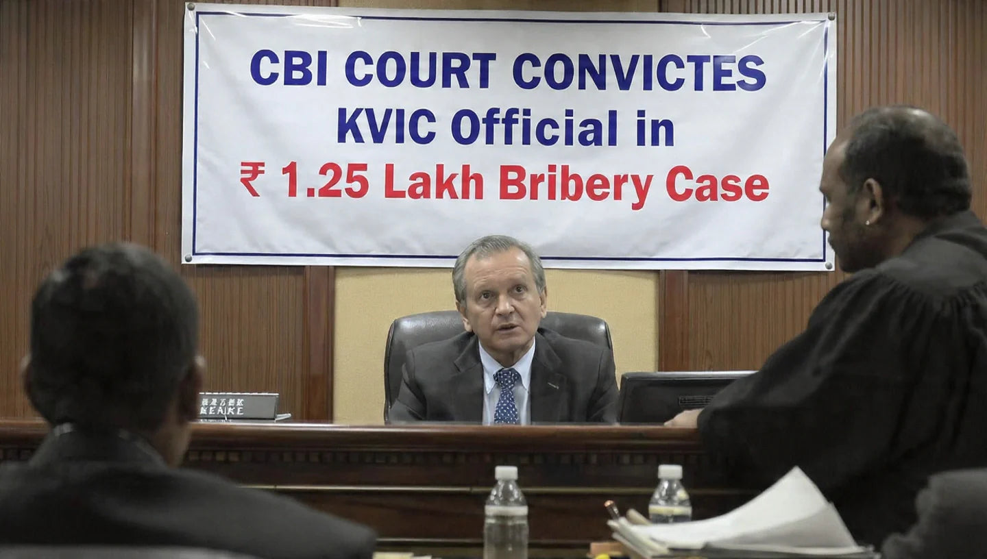 CBI Court Convicts KVIC Official in ₹1.25 Lakh Bribery Case