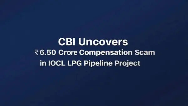 CBI Uncovers ₹6.50 Crore Compensation Scam in IOCL LPG Pipeline Project