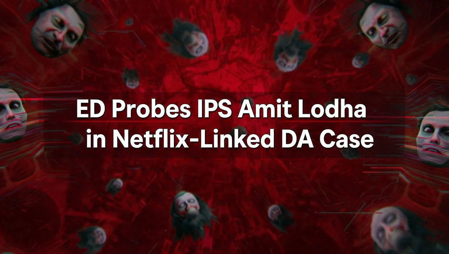ED Probes IPS Amit Lodha in Netflix-Linked DA Case
