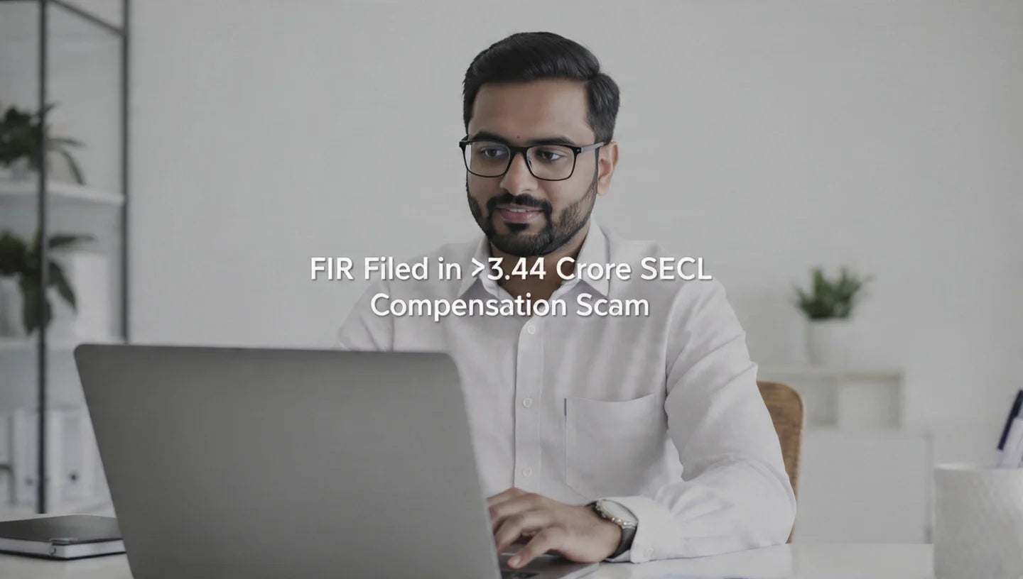 FIR Filed in ₹ 3.44 Crore SECL Compensation Scam"
