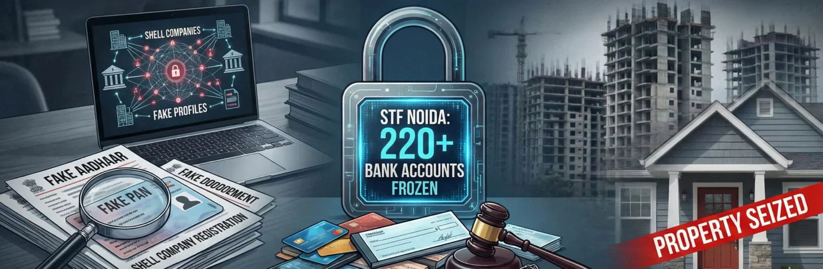 Greater Noida ₹100-Crore Home Loan Scam: Builder – Bank Nexus Exposed, Eight Arrested