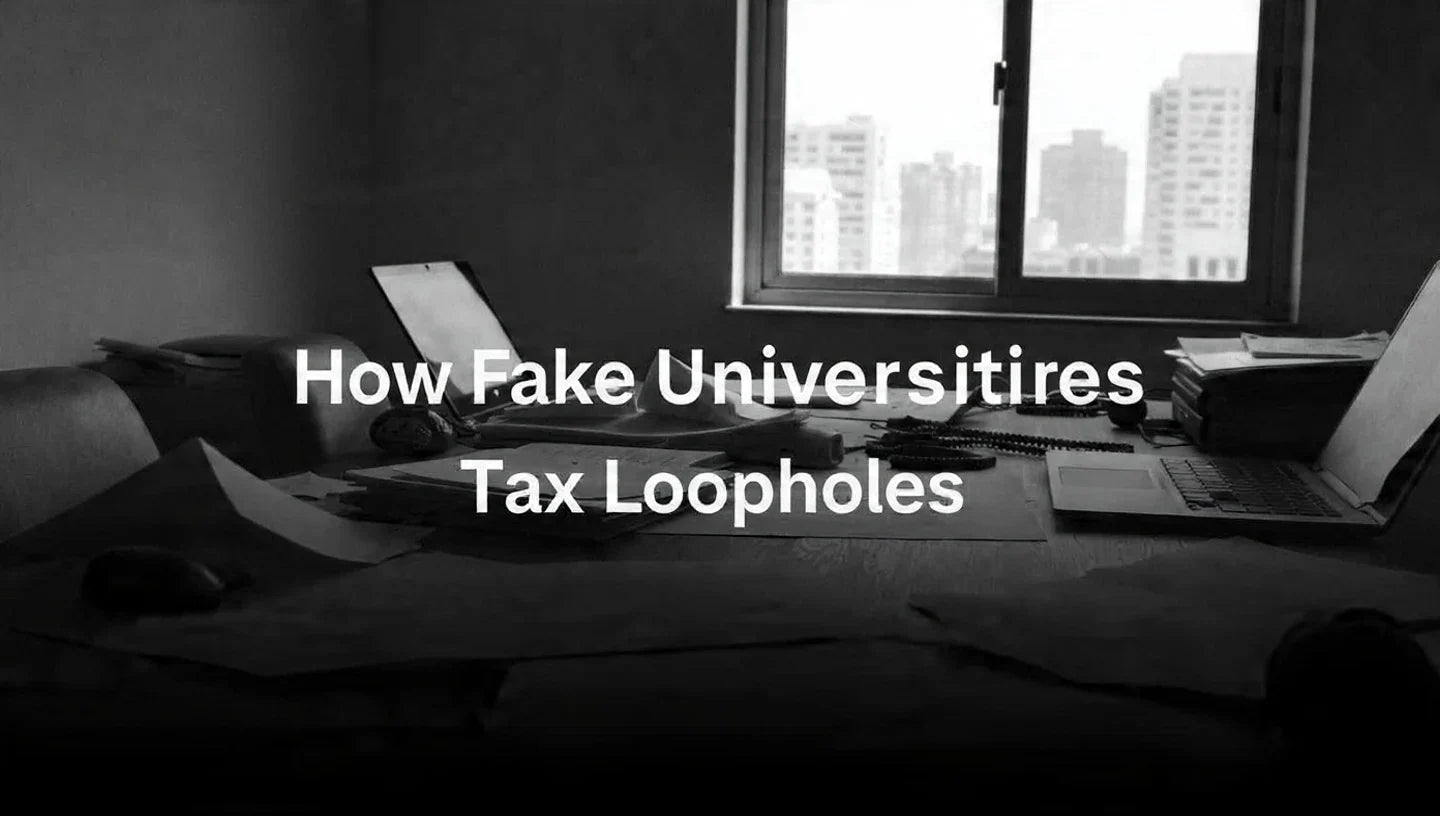 How Fake Universities Exploit India’s Tax Loopholes