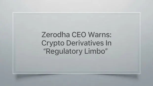 Zerodha CEO Flags Crypto Derivatives Risks