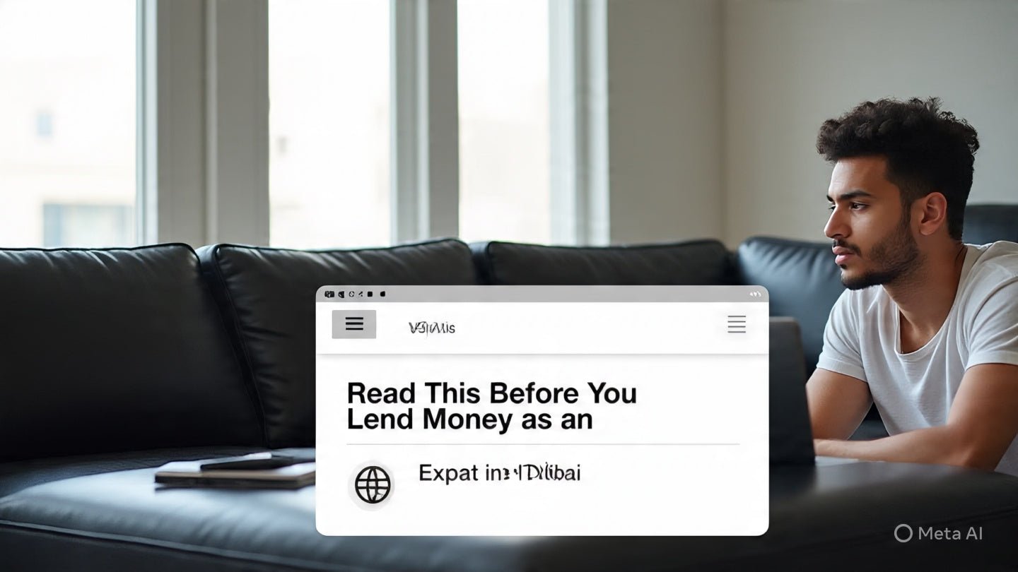 “Read This Before You Lend Money as an Expat in Dubai” - Shunyatax Global