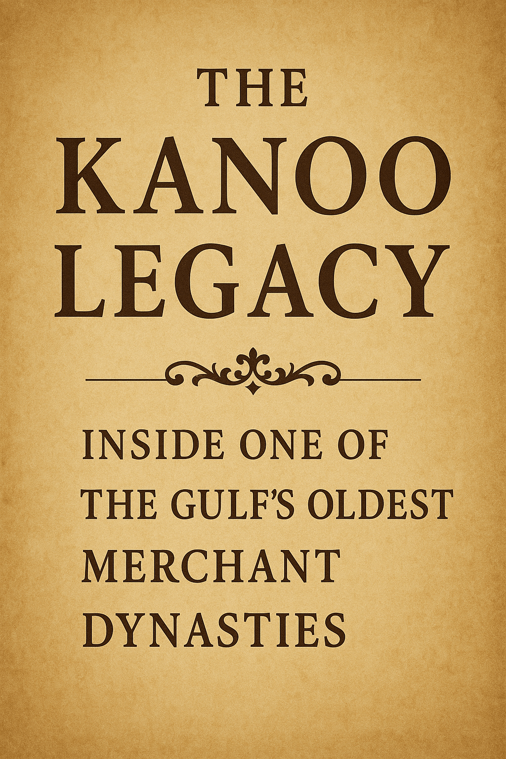 The Kanoo Legacy: Inside One of the Gulf's Oldest Merchant Dynasties - Shunyatax Global