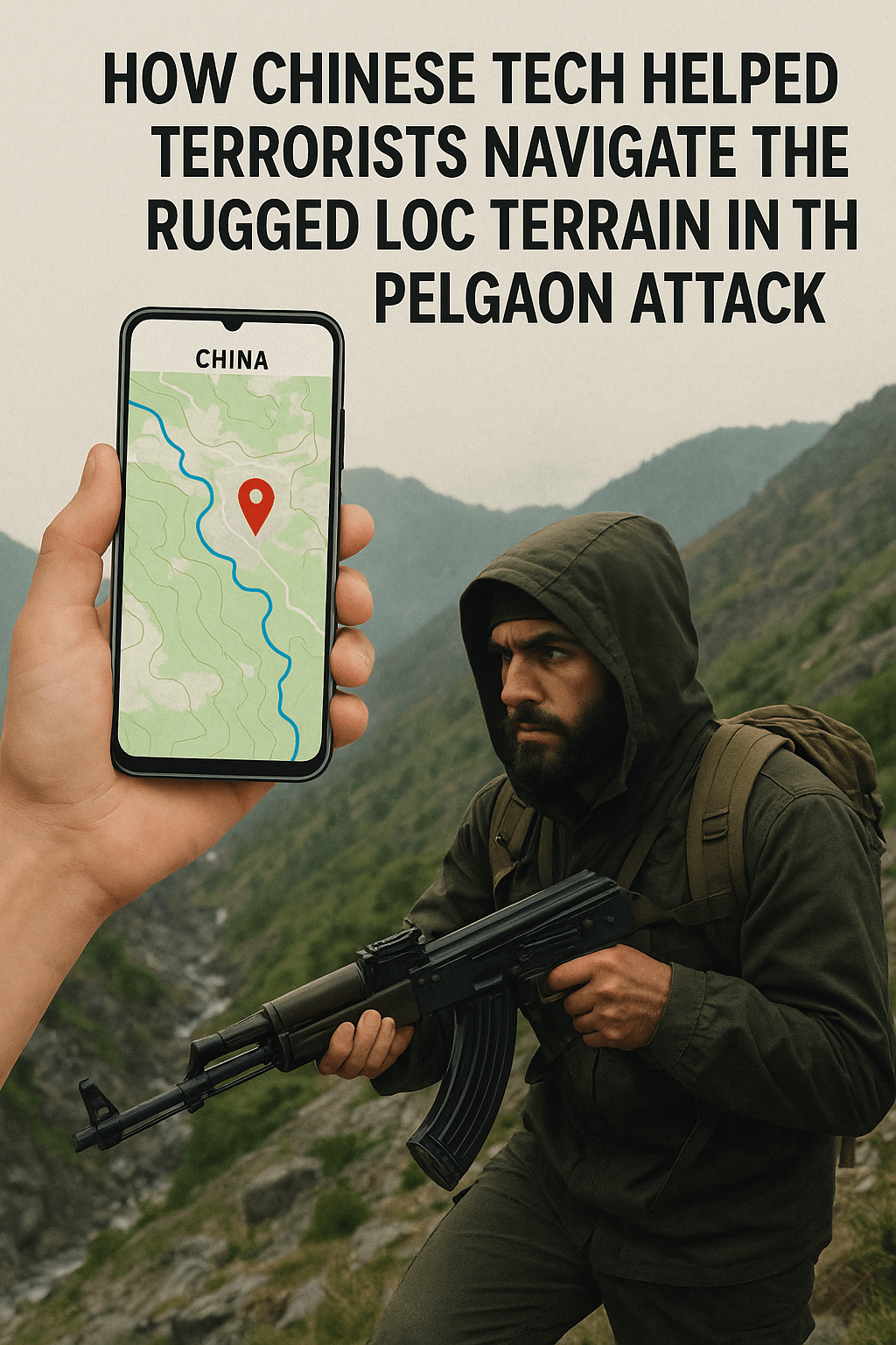 ✅ Title: How Chinese Tech Helped Terrorists Navigate the Rugged LOC Terrain in the Pelgaon Attack - Shunyatax Global